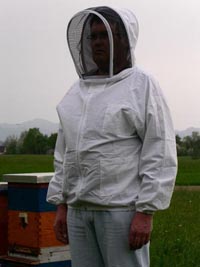 Beekeepers jacket with hood